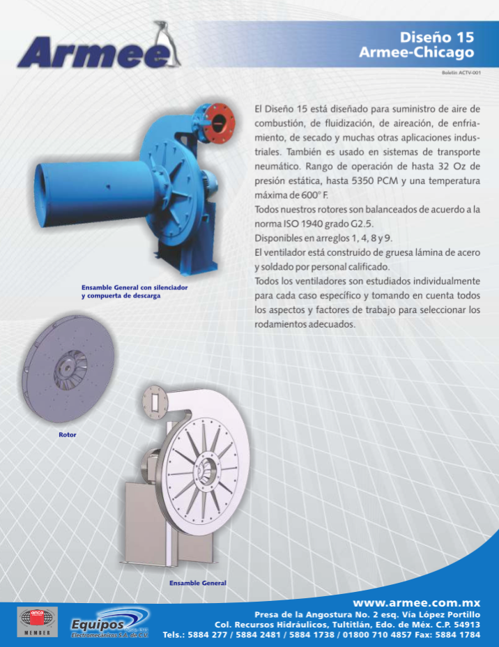 Diseño 15 Armee-Chicago