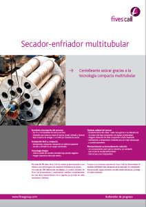 Secador-enfriador multitubular