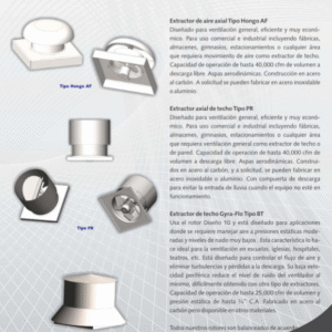 Extractores de Techo Armee-Chicago