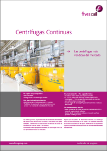 Centrifugas continuas