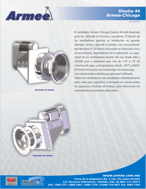 Diseño 44 Armee-Chicago